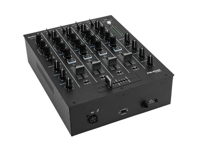 Omnitronic PM-404F 4-Kanal-DJ-Mixer mit Filter und Bluetooth
