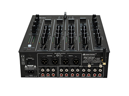 Omnitronic PM-404F 4-Kanal-DJ-Mixer mit Filter und Bluetooth – Ansicht 4