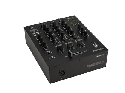 Omnitronic PM-322P 3-Kanal-DJ-Mixer mit Bluetooth und USB-Player