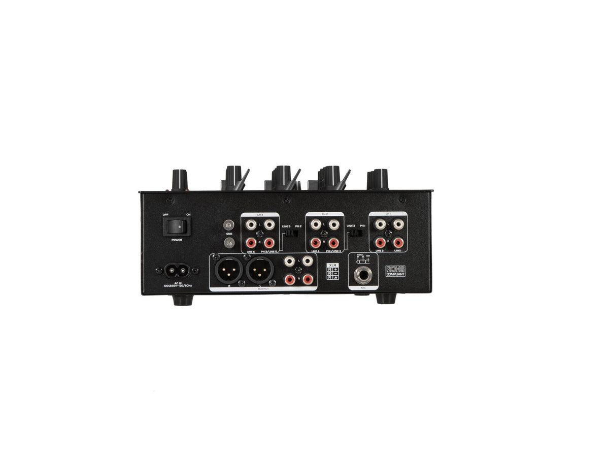 Omnitronic PM-322P 3-Kanal-DJ-Mixer mit Bluetooth und USB-Player – Ansicht 4