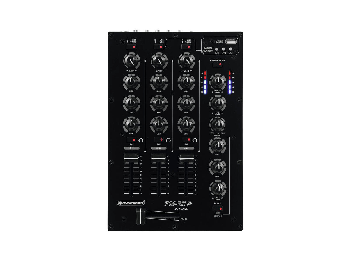 Omnitronic PM-311P DJ-Mixer mit Player – Ansicht 2