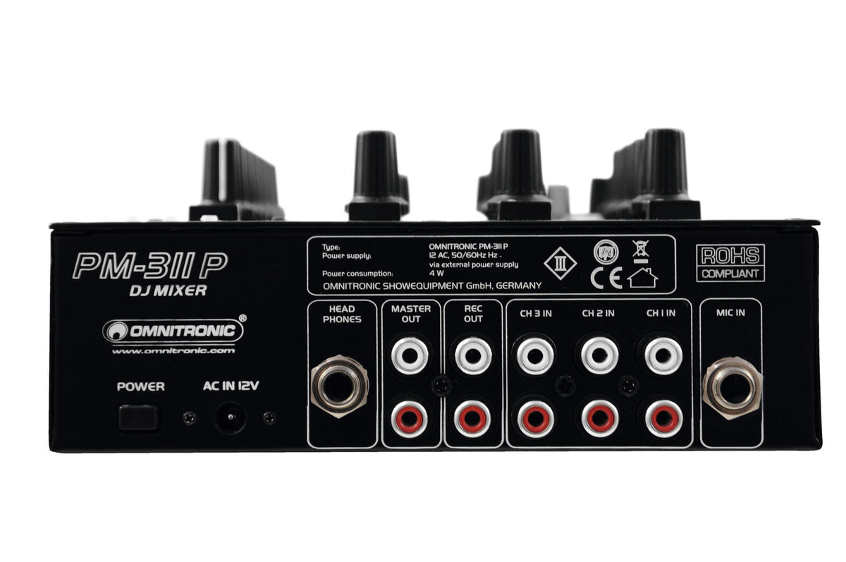 Omnitronic PM-311P DJ-Mixer mit Player – Ansicht 3
