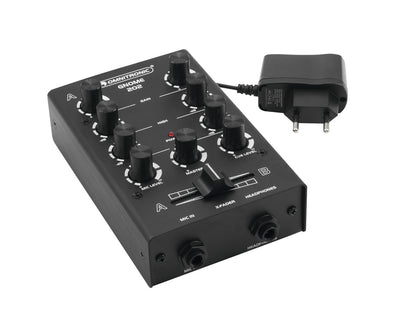 Omnitronic GNOME-202 Mini-Mixer schwarz – Ansicht 2