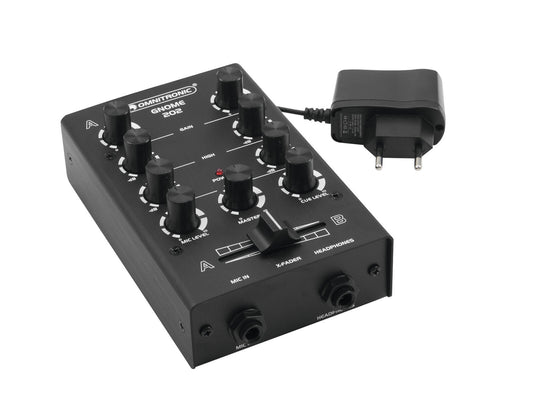 Omnitronic GNOME-202 Mini-Mixer schwarz – Ansicht 2
