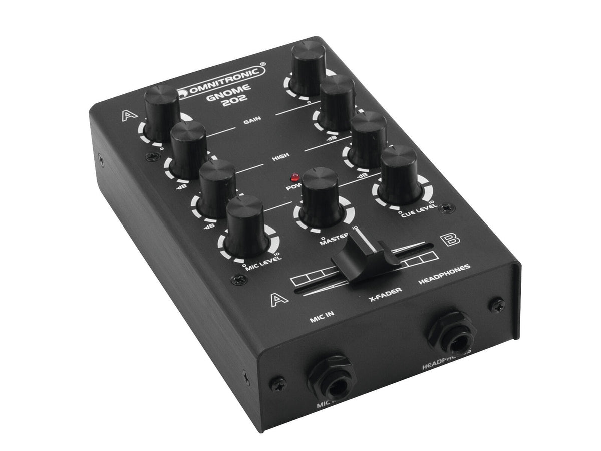 Omnitronic GNOME-202 Mini-Mixer schwarz – Ansicht 4