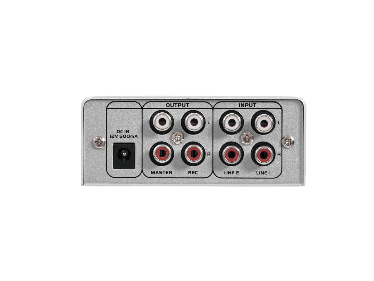 Omnitronic GNOME-202 Mini-Mixer silber – Ansicht 5