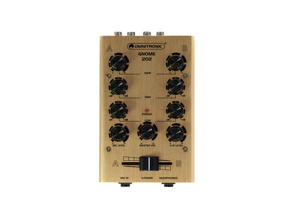 Omnitronic GNOME-202 Mini-Mixer gold
