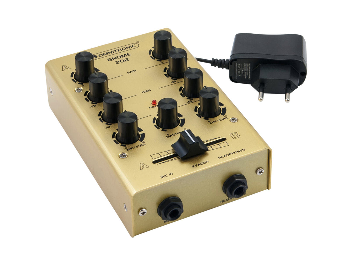 Omnitronic GNOME-202 Mini-Mixer gold – Ansicht 2