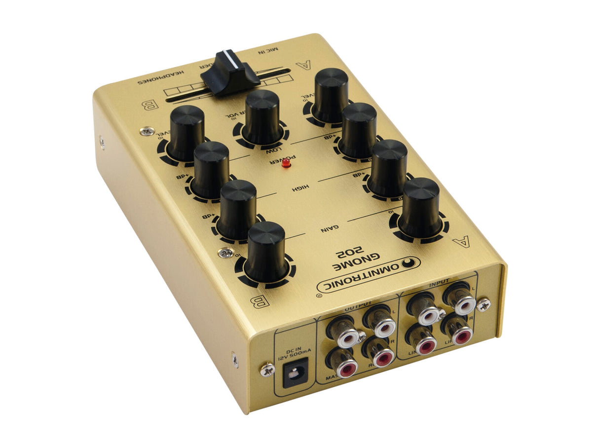 Omnitronic GNOME-202 Mini-Mixer gold – Ansicht 3