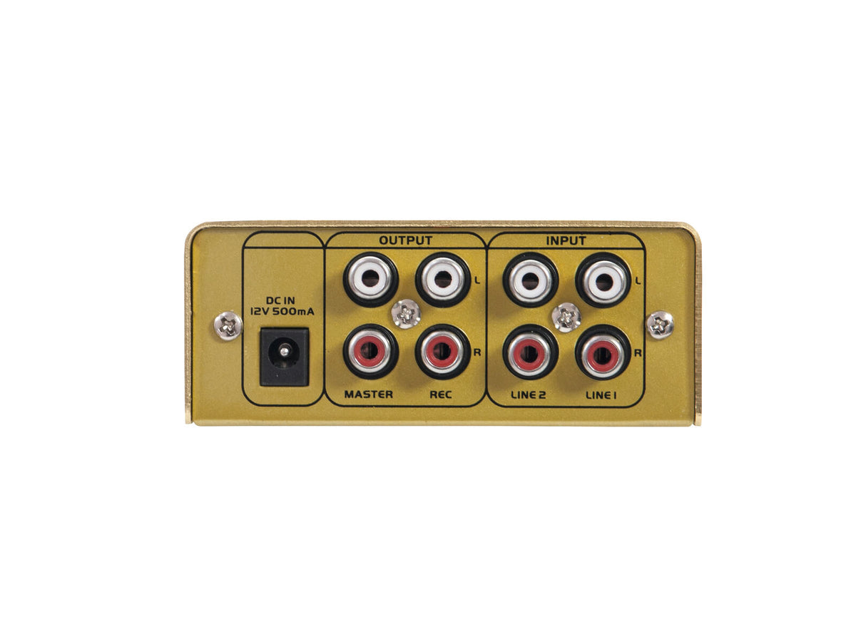 Omnitronic GNOME-202 Mini-Mixer gold – Ansicht 5