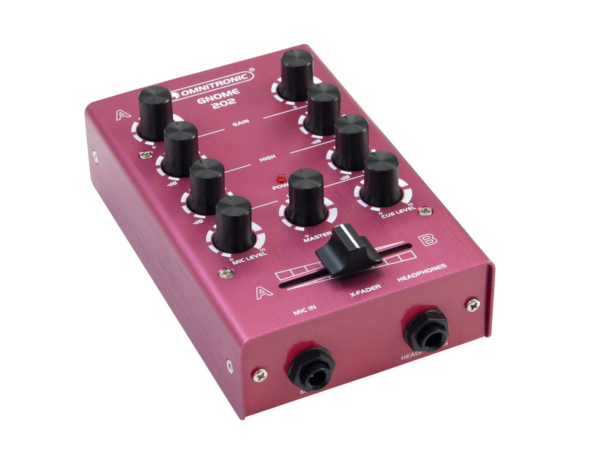 Omnitronic GNOME-202 Mini-Mixer rot – Ansicht 4