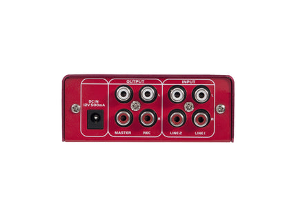 Omnitronic GNOME-202 Mini-Mixer rot – Ansicht 5