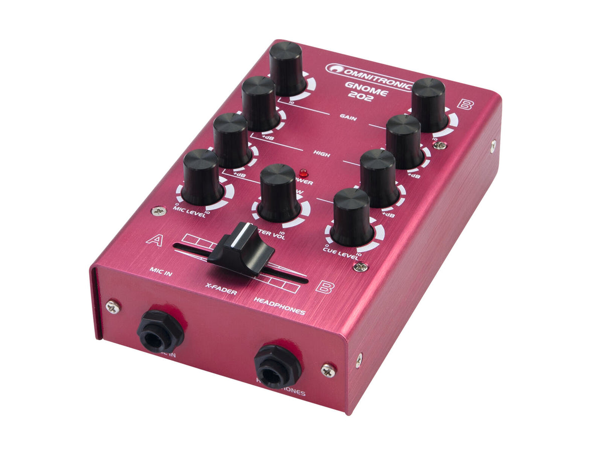 Omnitronic GNOME-202 Mini-Mixer rot – Ansicht 6