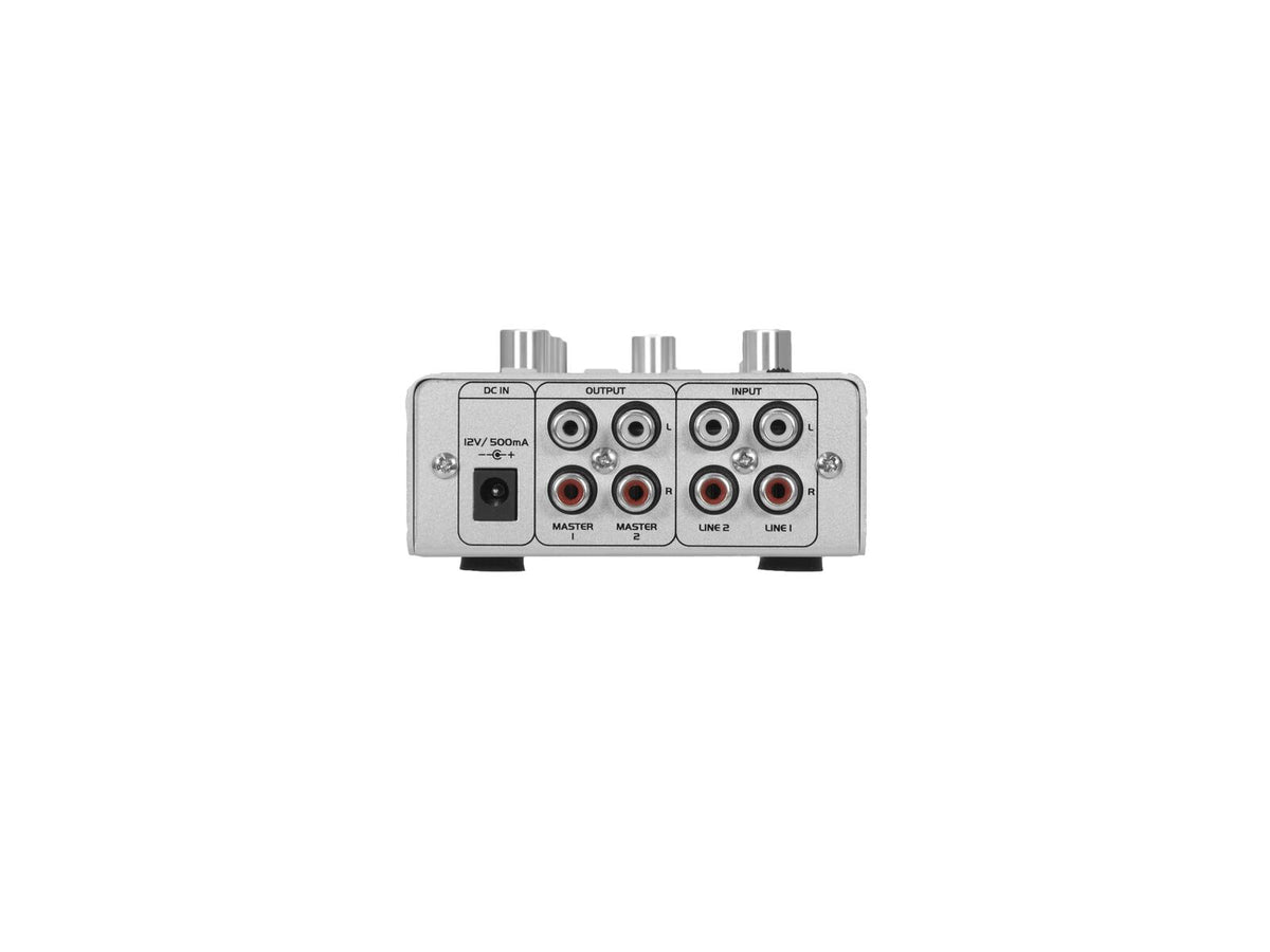Omnitronic GNOME-202P Mini-Mixer silber – Ansicht 4