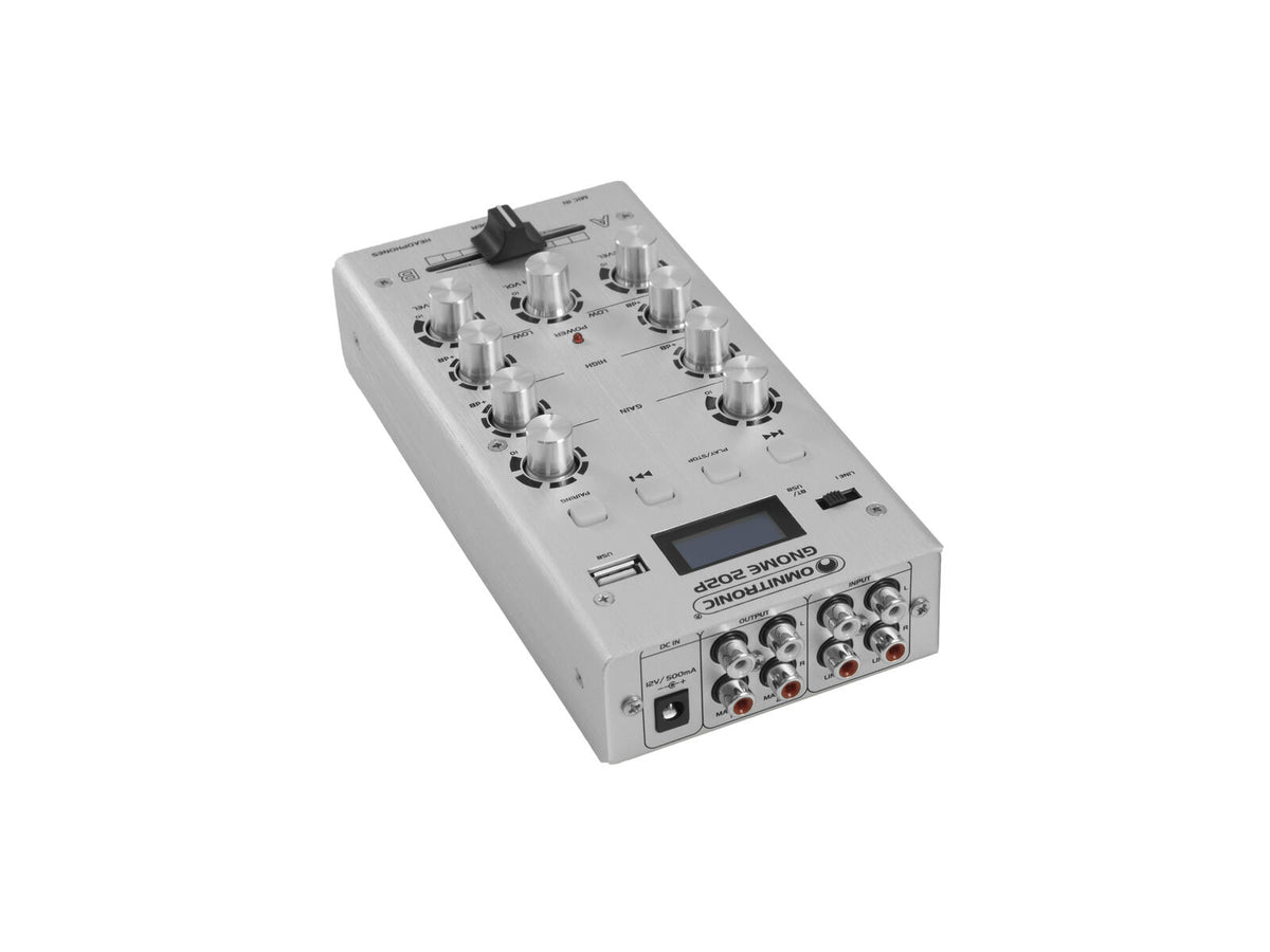 Omnitronic GNOME-202P Mini-Mixer silber – Ansicht 5