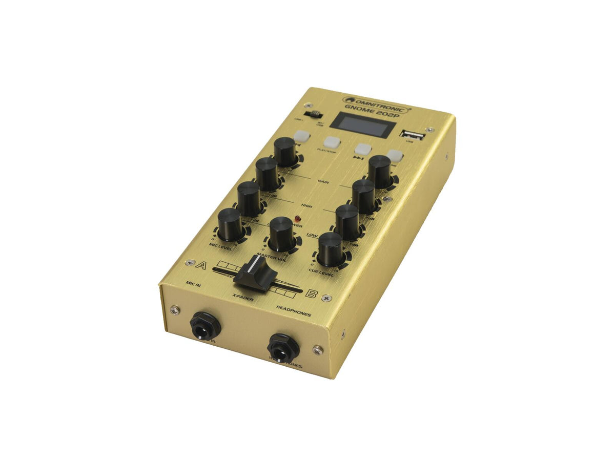 Omnitronic GNOME-202P Mini-Mixer gold – Ansicht 3