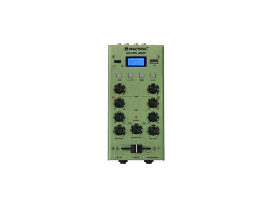 Omnitronic GNOME-202P Mini-Mixer grün
