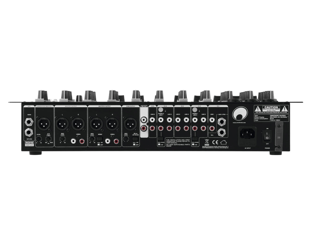 Omnitronic CM-5300 Club-Mixer – Ansicht 2