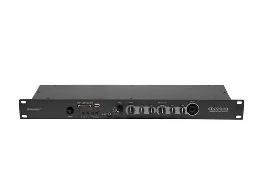 Omnitronic EP-220PR Vorverstärker mit MP3-Player und FM-Radio