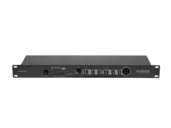 Omnitronic EP-220PR Vorverstärker mit MP3-Player und FM-Radio