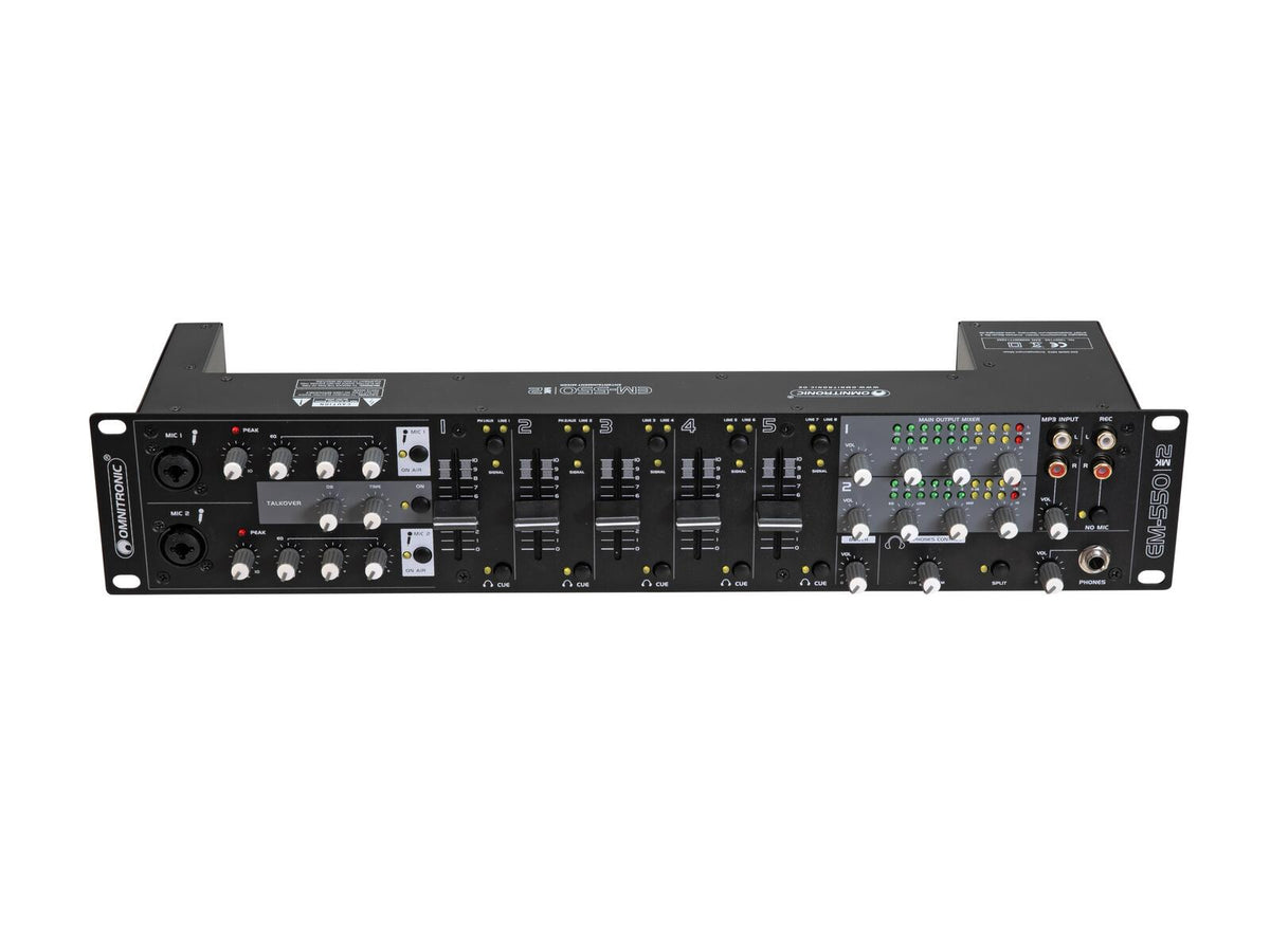 Omnitronic EM-550B MK2 Entertainment-Mixer – Ansicht 4