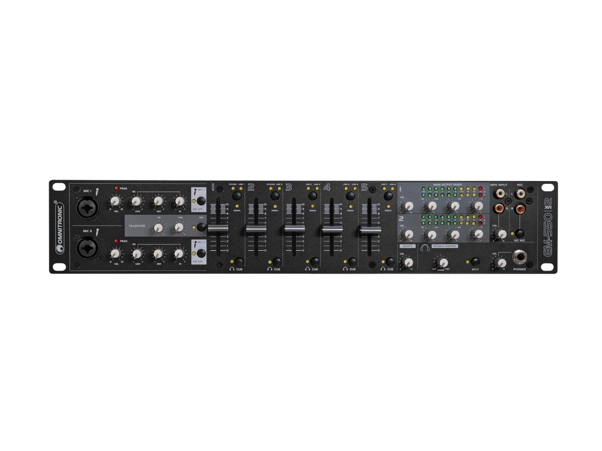 Omnitronic EM-550B MK2 Entertainment-Mixer – Ansicht 5