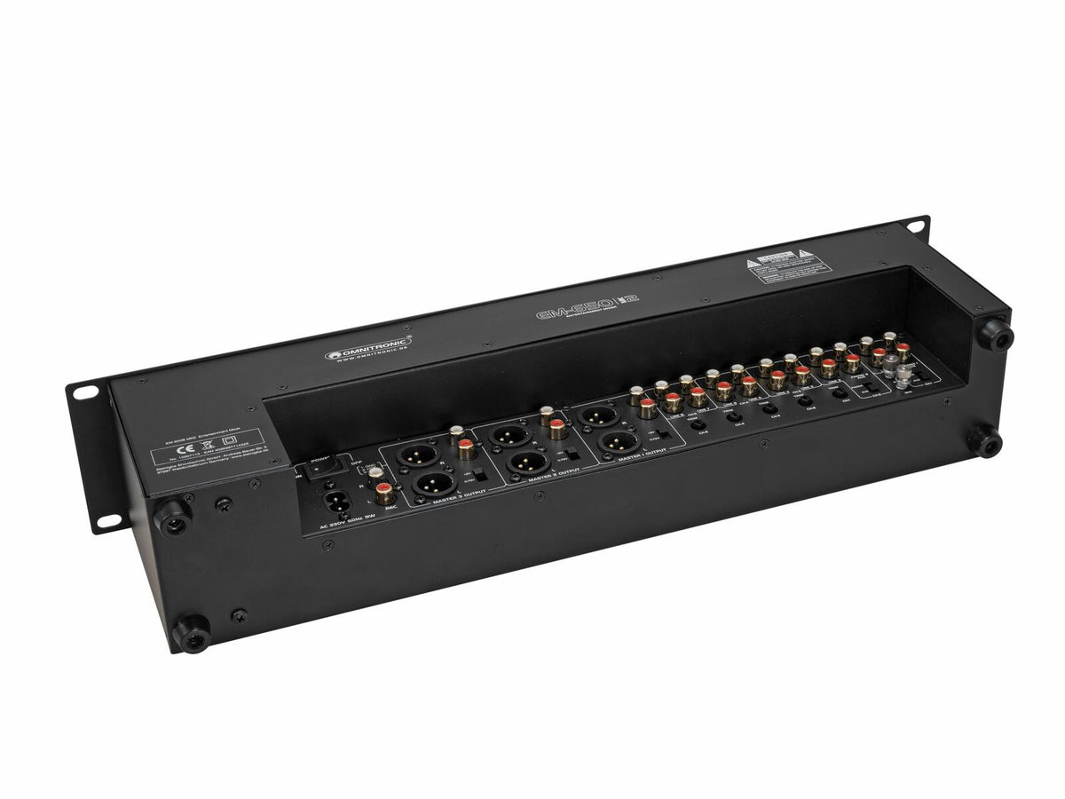 Omnitronic EM-650B MK2 Entertainment-Mixer – Ansicht 3