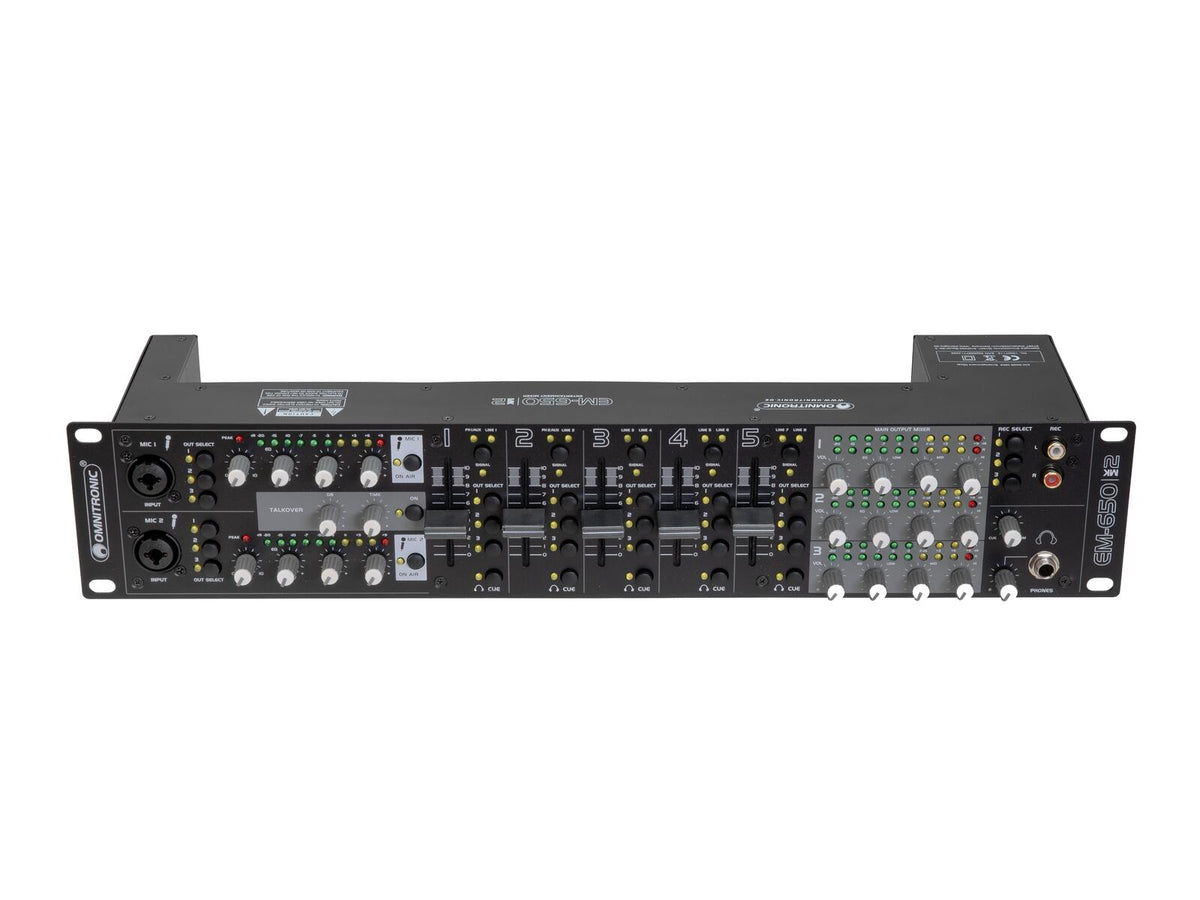 Omnitronic EM-650B MK2 Entertainment-Mixer – Ansicht 4