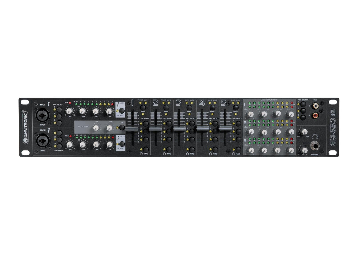 Omnitronic EM-650B MK2 Entertainment-Mixer – Ansicht 5