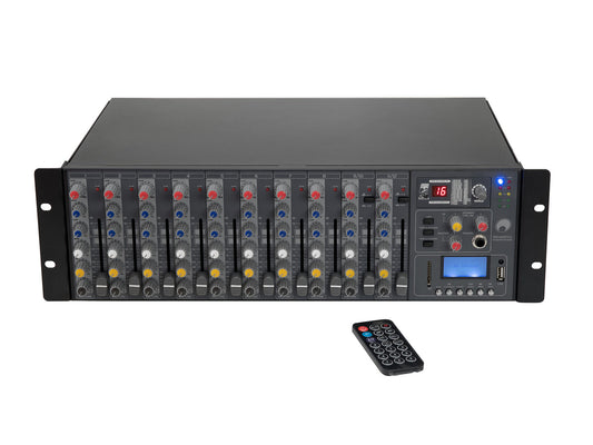 Omnitronic RM-1422FXA USB Rack-Power-Mixer – Ansicht 2