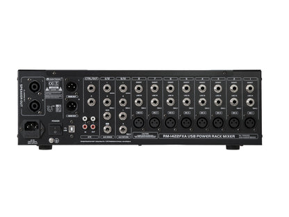 Omnitronic RM-1422FXA USB Rack-Power-Mixer – Ansicht 3