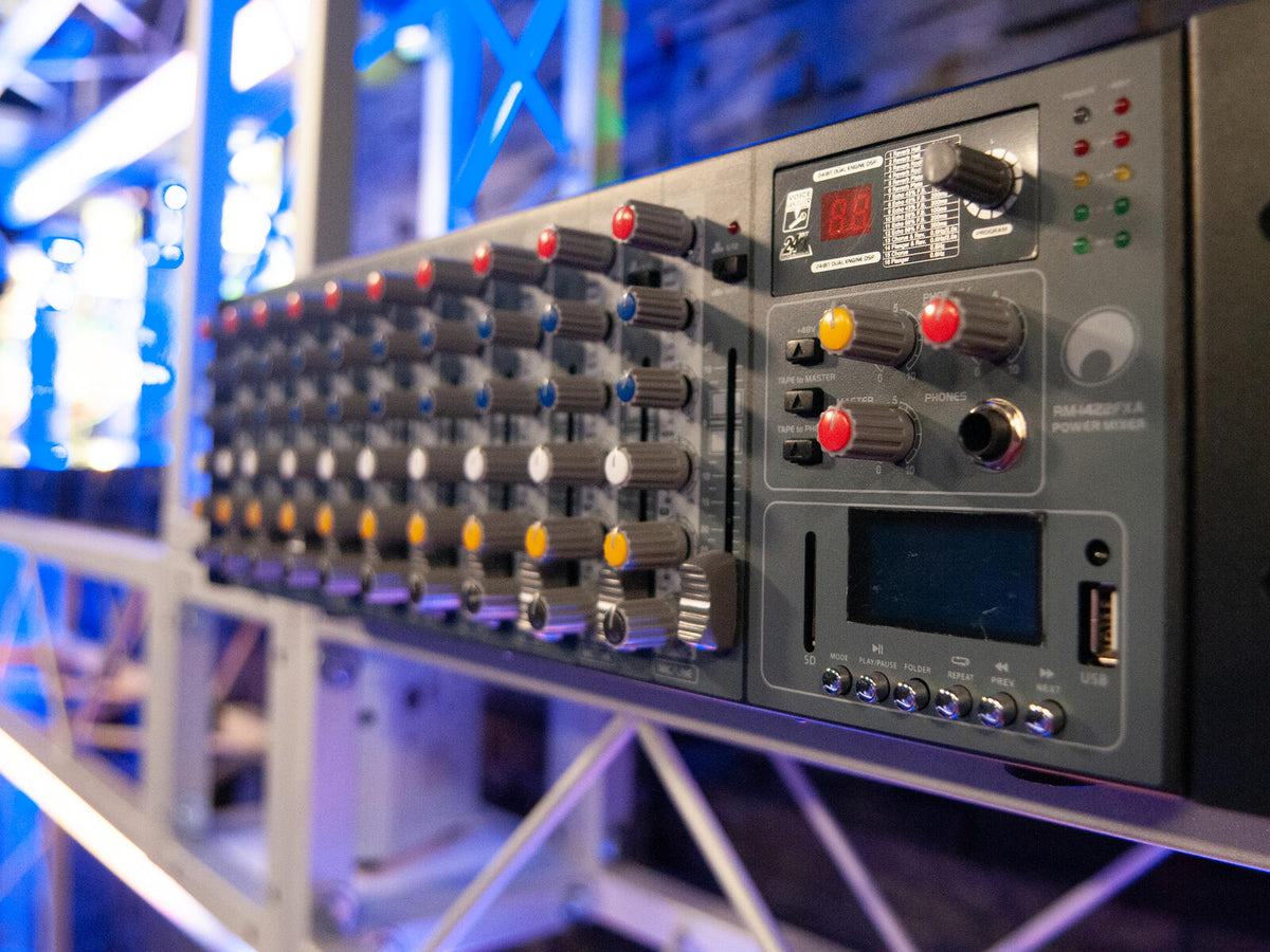 Omnitronic RM-1422FXA USB Rack-Power-Mixer – Ansicht 6