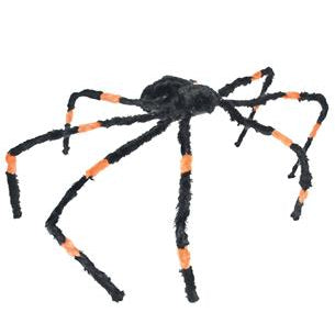 Riesenspinne Schwarz/Orange | Ø 100 cm
