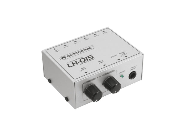 Omnitronic LH-015 2-Kanal Mic-Line-Mixer