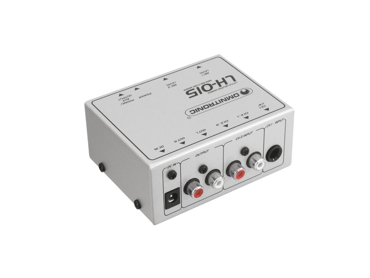 Omnitronic LH-015 2-Kanal Mic-Line-Mixer – Ansicht 2