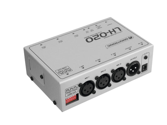 Omnitronic LH-020 3-Kanal-Mikrofonmixer – Ansicht 2