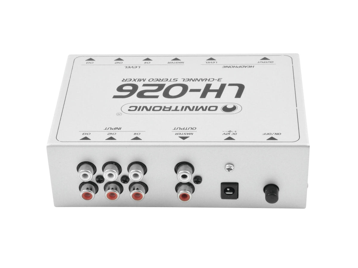 Omnitronic LH-026 3-Kanal-Stereo-Mixer – Ansicht 4