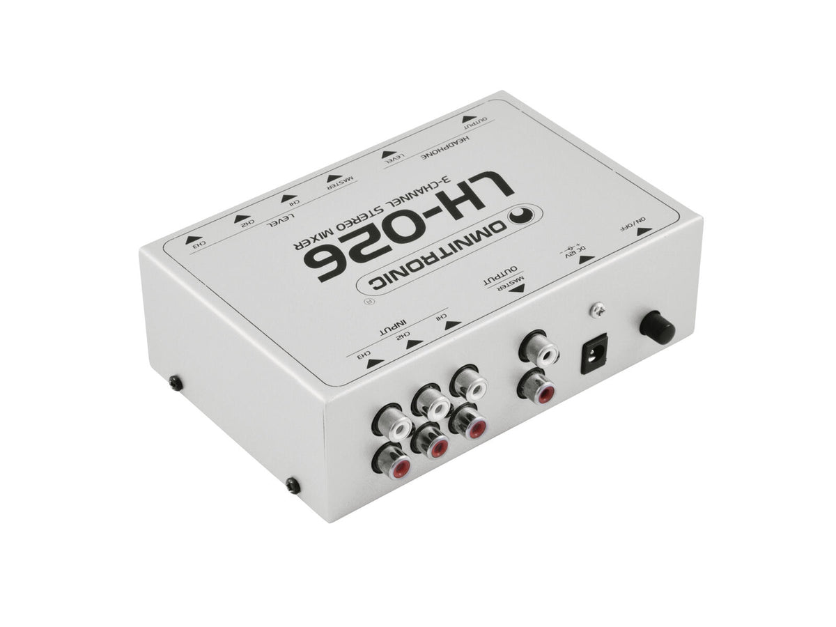 Omnitronic LH-026 3-Kanal-Stereo-Mixer – Ansicht 5