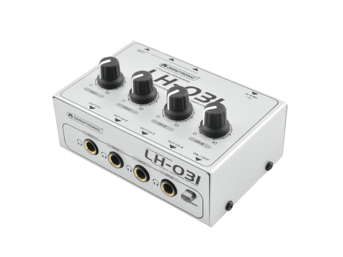 Omnitronic LH-031 Kopfhörerverstärker – Ansicht 2