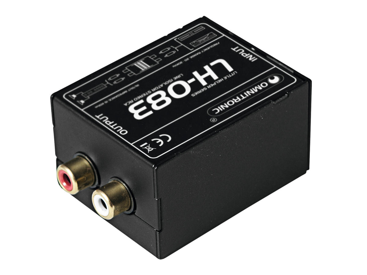 Omnitronic LH-083 Stereo-Isolator RCA S – Ansicht 2