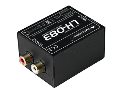 Omnitronic LH-083 Stereo-Isolator RCA S – Ansicht 2