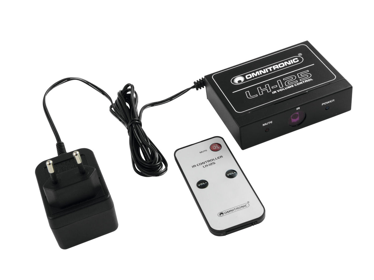 Omnitronic LH-125 IR-Lautstärkeregler – Ansicht 2