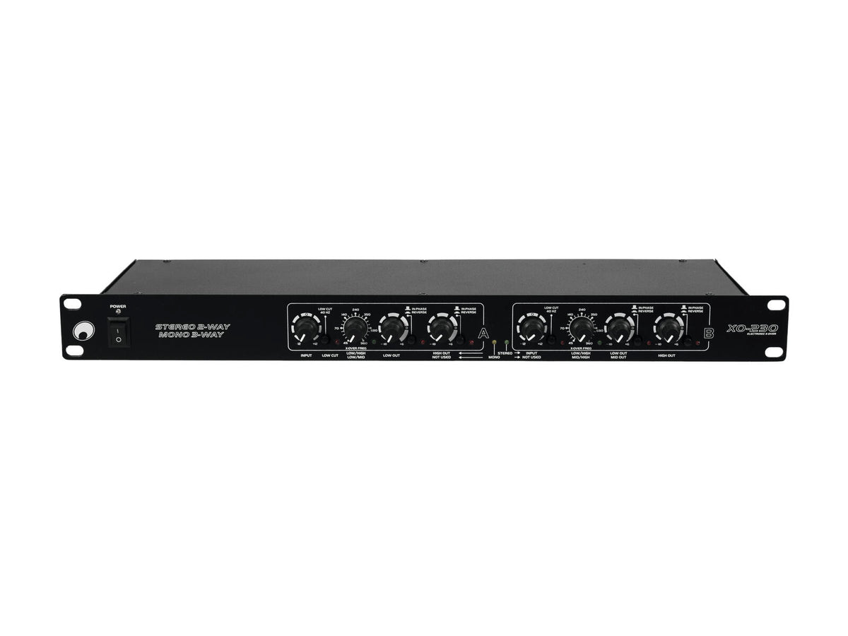 Omnitronic XO-230 Aktive Frequenzweiche – Ansicht 2