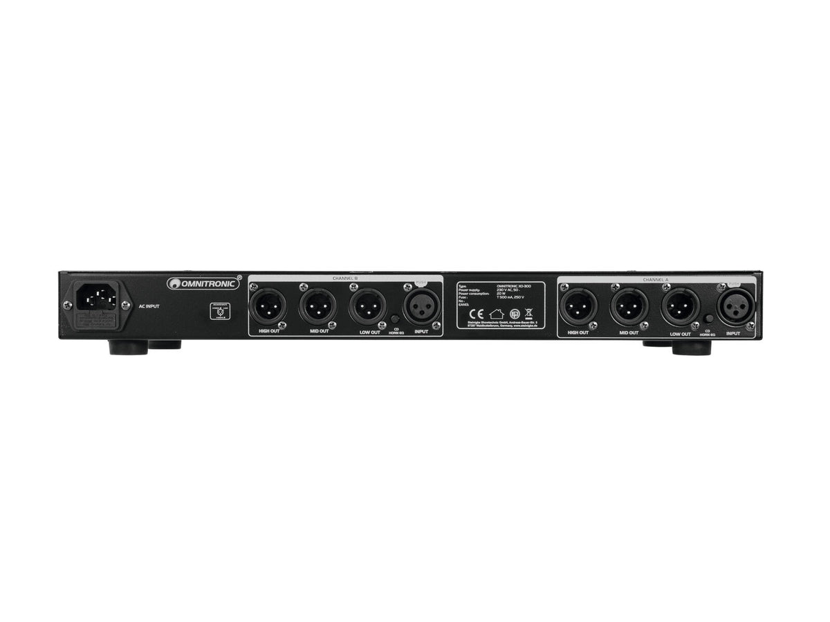 Omnitronic XO-300 Aktive Frequenzweiche – Ansicht 3