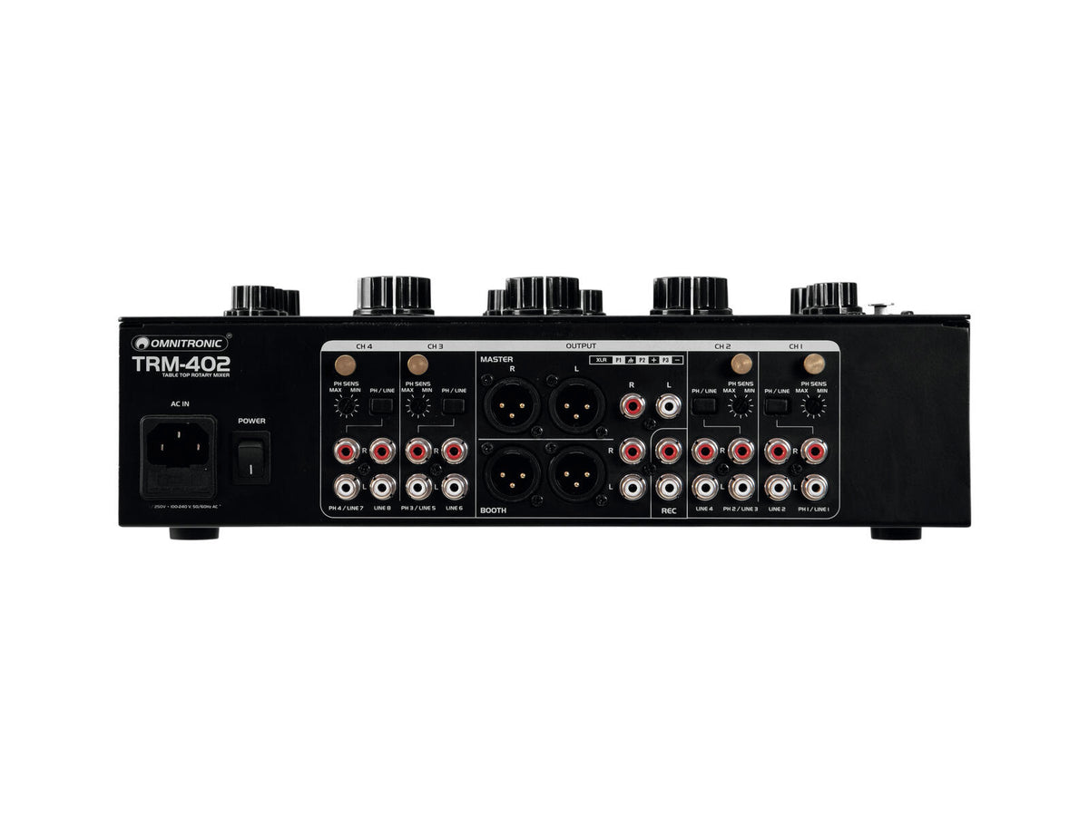 Omnitronic TRM-402 4-Kanal Rotary-Mixer – Ansicht 4