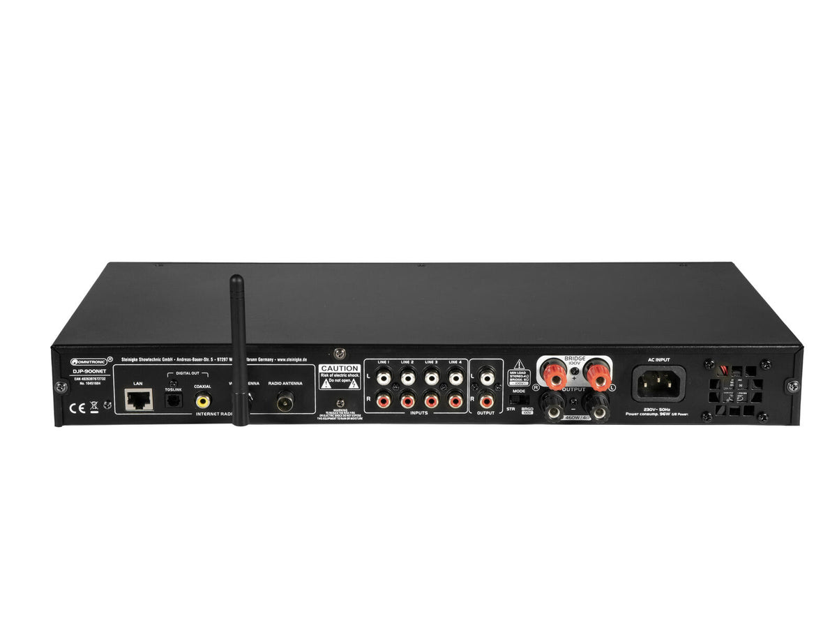 Omnitronic DJP-900NET Class-D Verstärker mit Internetradio – Ansicht 6