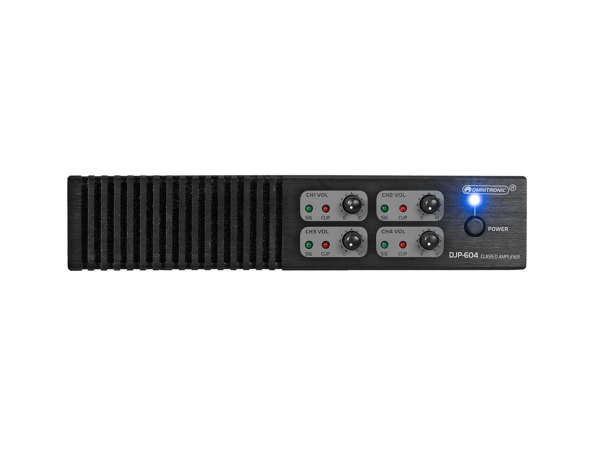 Omnitronic DJP-604 4-Kanal Class-D Endstufe – Ansicht 3