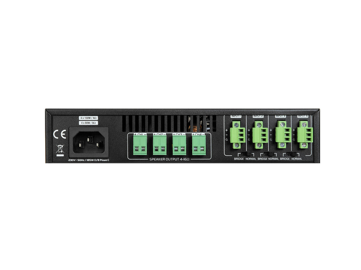 Omnitronic DJP-604 4-Kanal Class-D Endstufe – Ansicht 4