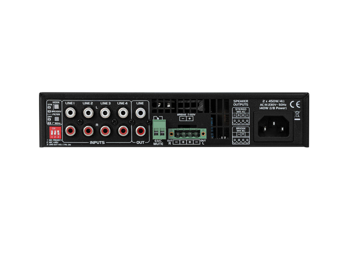 Omnitronic DJP-900P MK3 Class-D Verstärker – Ansicht 3