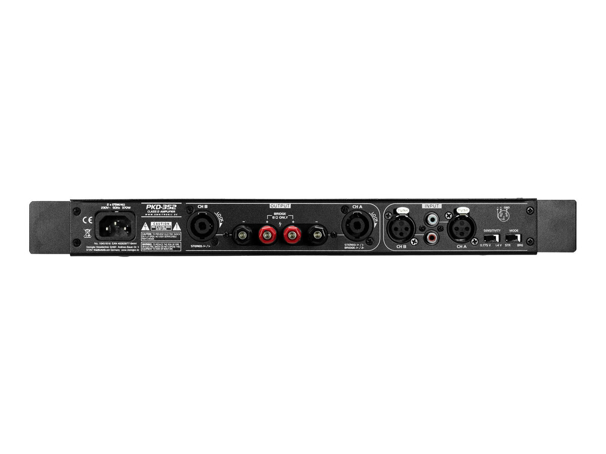 Omnitronic PKD-352 Class-D Studioverstärker – Ansicht 3